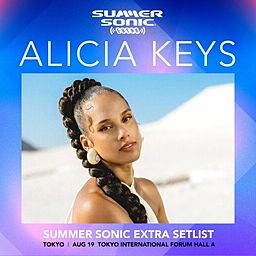Alicia Keys / アリシア・キーズ - サマソニエクストラ SETLIST